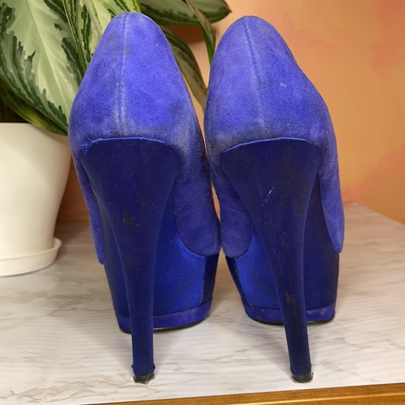 Bebe - Suede Platform Pumps - Picture 7 of 15